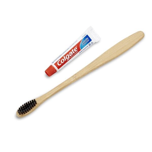 Bamboo Dental Kit in White Box Case 100 - Image 2